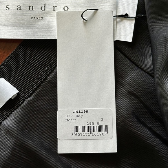 Sandro Paris Lamb Leather Skirt - Picture 12 of 16